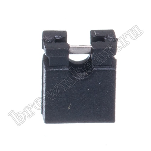 Джампер-перемычка 6.0 мм, шаг 2.54 мм, открытый, 2 контакта фото 4