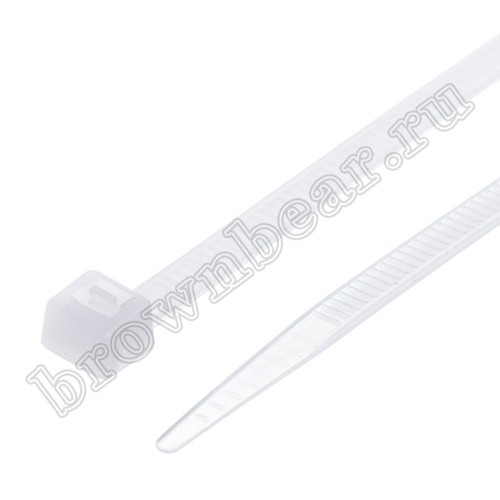 Стяжка (хомут) нейлоновая 150 х 3.6 мм, белая, упаковка 100 шт. ET-4x150 фото 4