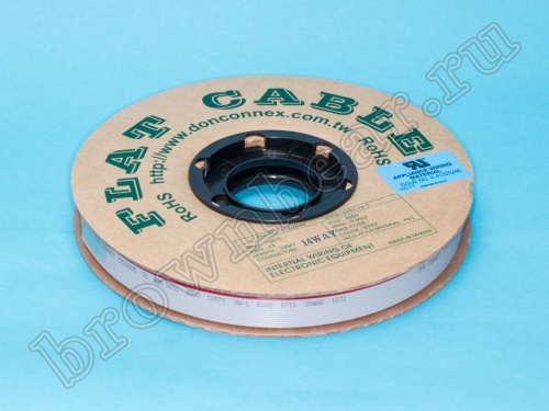 Кабель плоский, шлейф 14 проводников, шаг 1.27 мм фото 3