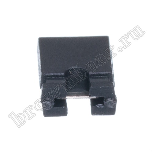 Джампер-перемычка 6.0 мм, шаг 2.54 мм, открытый, 2 контакта фото 3