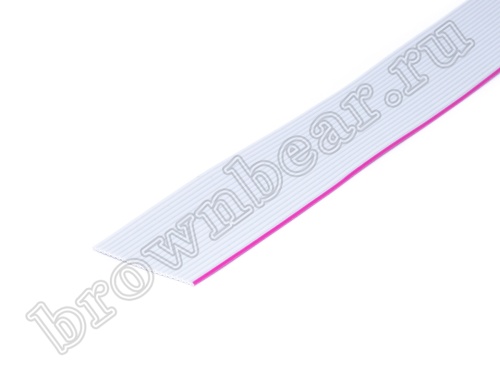 Кабель плоский, шлейф 20 проводников, шаг 1.27 мм