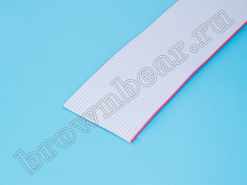 Кабель плоский, шлейф 26 проводников, шаг 1.27 мм фото 2