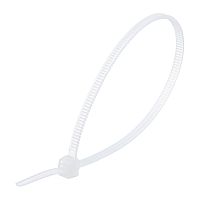 Стяжка (хомут) нейлоновая 150 х 2.5 мм, белая, упаковка 100 шт. CV-150S