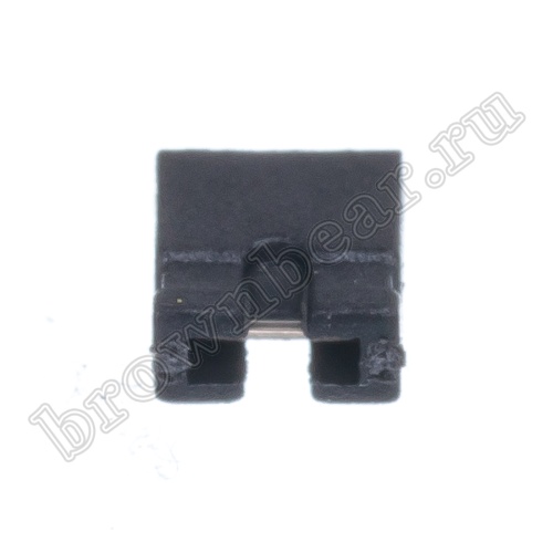 Джампер-пермычка 4.5 мм, шаг 2.0 мм, открытый, 2 контакта фото 4