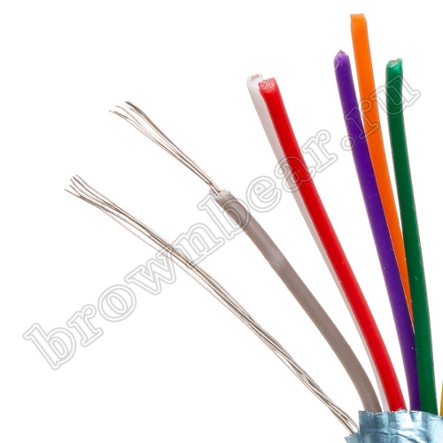 Кабель 10 проводов экранированный сигнальный фото 3