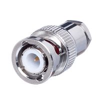 Разъем BNC штекер на кабель RG-59, пайка BNC-S59P