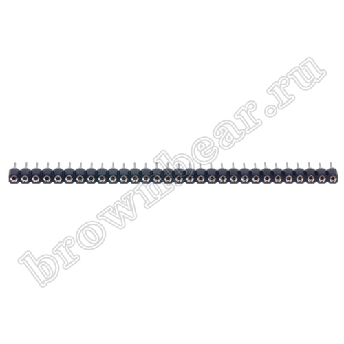 Панелька для микросхем SIP 30 цанговая, однорядная фото 2