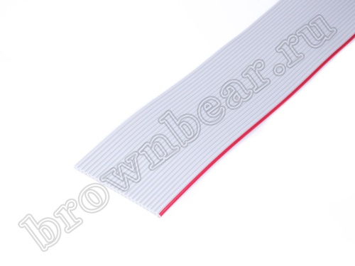 Кабель плоский, шлейф 24 проводникa, шаг 1.27 мм