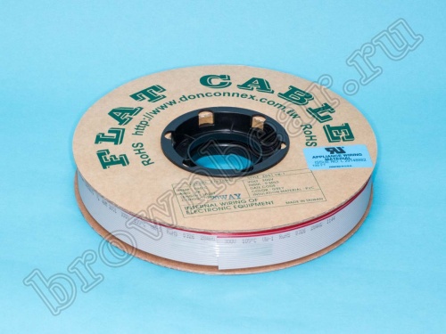 Кабель плоский, шлейф 20 проводников, шаг 1.27 мм фото 3