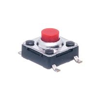 Кнопка тактовая влагозащищенная SMD, 6х6 мм, h=4.3 мм, 4 контакта SWT-54