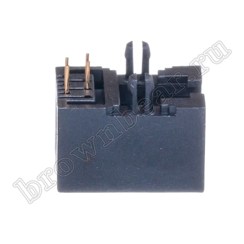 Разъём RJ-11 гнездо на плату, 6P4C, тип 4 TJ4-6P4C фото 2