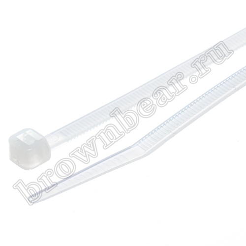 Стяжка (хомут) нейлоновая 250 x 3.6 мм, белая, упаковка 100 шт. CV-250M фото 4