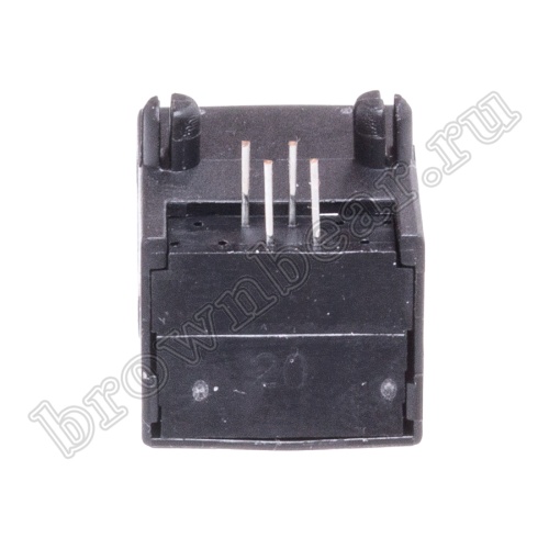Разъём RJ-11 гнездо на плату, 6P4C, тип 6 TJ6-6P4C фото 6