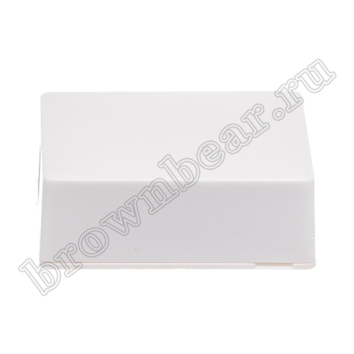 Розетка телефонная накладная одинарная RJ-12, серая  фото 6