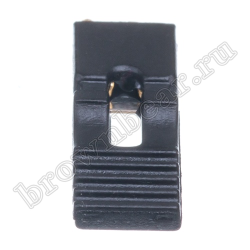 Джампер-перемычка 14.0 мм, шаг 2.54 мм, открытый, 2 контакта фото 3