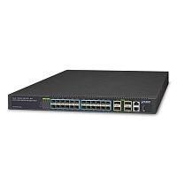 XGS-6350-24X4C Управляемый L3 коммутатор Planet 24 слота  SFP+ 10Гб/с, 4 слота QSFP28 40/100Гб/с