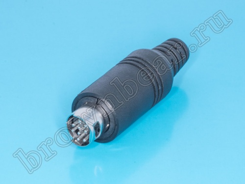 Вилка mini DIN 9 контактов на кабель MDN-9M