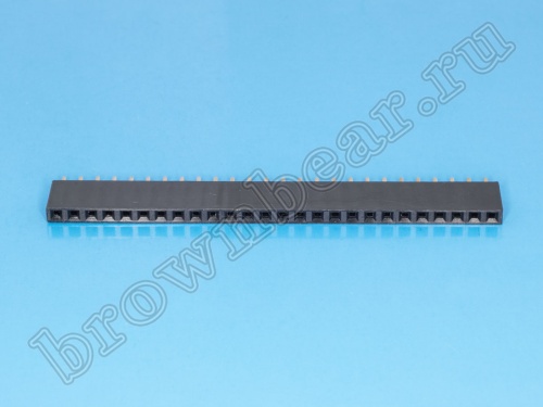 Разъем 1х26 гнездо на плату, шаг 2.54мм фото 4
