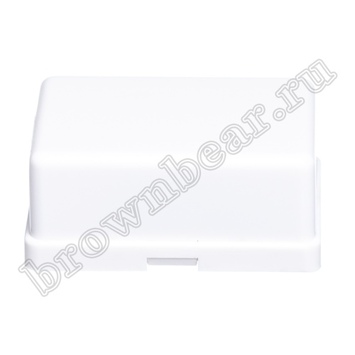 Розетка телефонная накладная одинарная RJ-11, мини, белая  фото 6