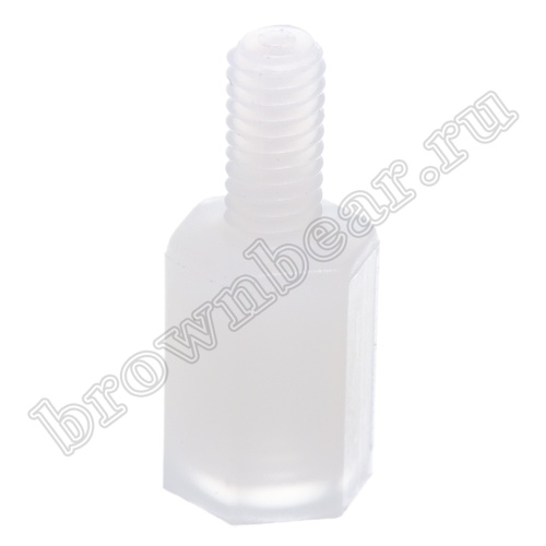 Шестигранная стойка пластиковая для печатных плат, нейлоновая, кратно 100 шт. HTS-308 фото 4