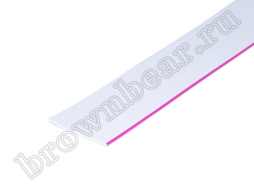 Кабель плоский, шлейф 24 проводникa, шаг 1.27 мм