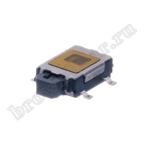 Кнопка тактовая SMD угловая, 6x4 мм, h=7.5 мм, 4 контакта SWT-36