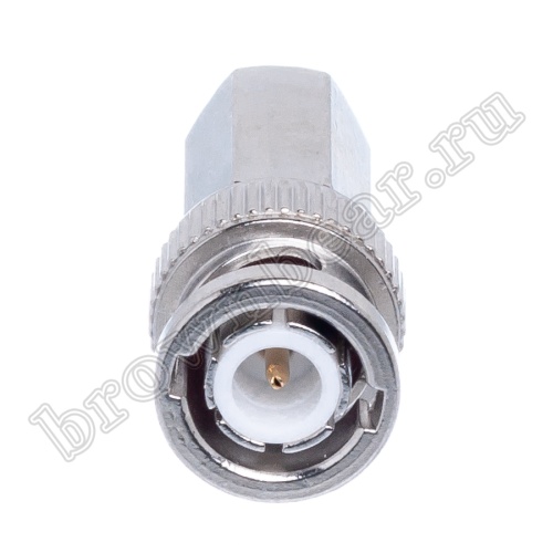Разъем BNC штекер на кабель RG-58, накручивающийся BNC-U58P фото 3
