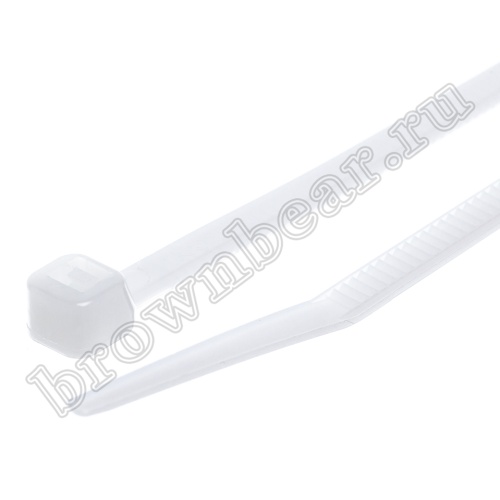 Стяжка (хомут) нейлоновая 292 х 3.6 мм, белая, упаковка 100 шт. CV-292 фото 4