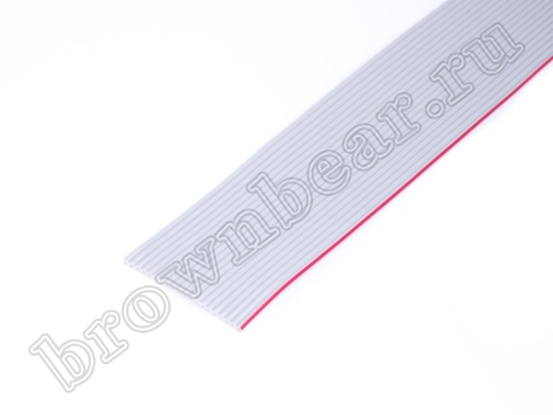 Кабель плоский, шлейф 20 проводников, шаг 1.27 мм