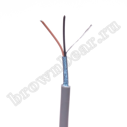 Кабель 2 провода экранированный сигнальный