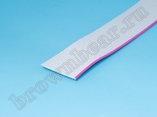 Кабель плоский, шлейф 16 проводников, шаг 1.27 мм фото 2