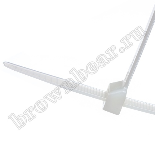 Стяжка (хомут) нейлоновая 710 х 9 мм, белая, упаковка 100 шт. CV-710 фото 3