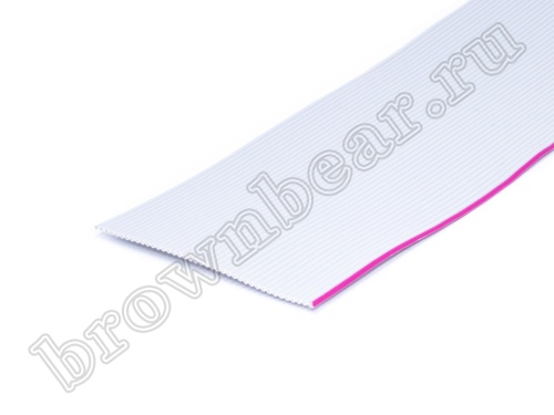 Кабель плоский, шлейф 40 проводников, шаг 1.27 мм