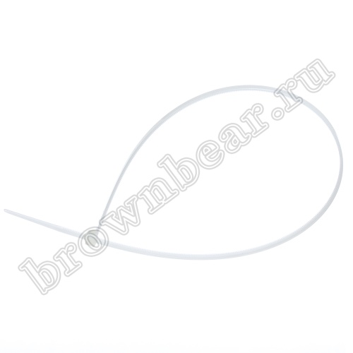 Стяжка (хомут) нейлоновая 368 х 3.6 мм, белая, упаковка 100 шт. CV-368S фото 2