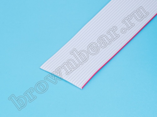 Кабель плоский, шлейф 20 проводников, шаг 1.27 мм фото 2