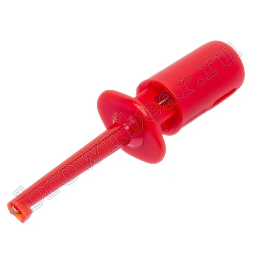 Щуп-зажим 40мм, красный