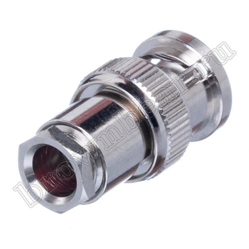 Разъем BNC штекер на кабель RG-59, пайка BNC-S59P фото 2