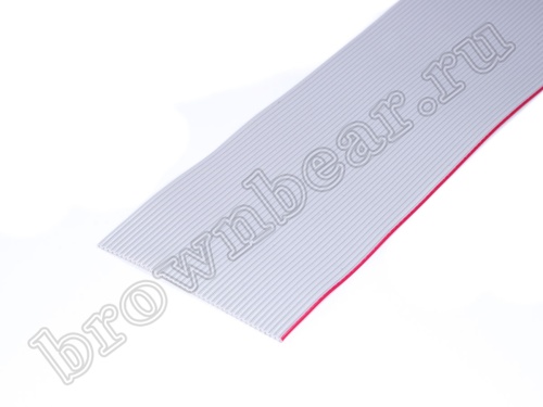 Кабель плоский, шлейф 40 проводников, шаг 1.27 мм