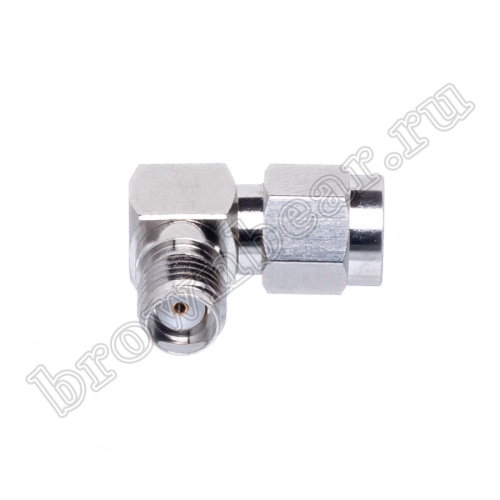 Переходник угловой SMA, гнездо-вилка SMA-LPJ фото 3
