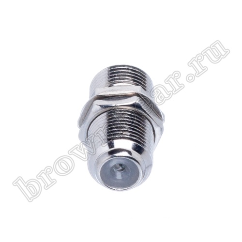 Переходник F, гнездо-гнездо F-I фото 4