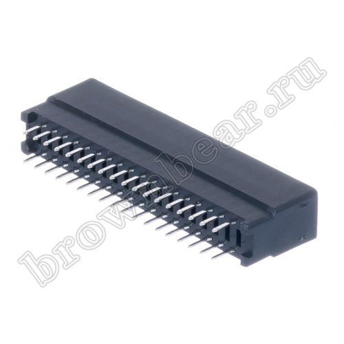 Слот (краевой разъём) 36 контактов на плату фото 2