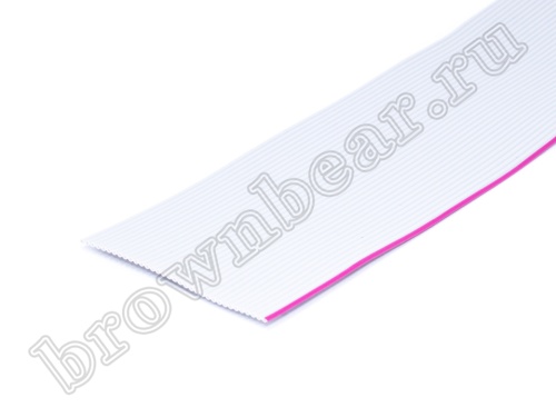 Кабель плоский, шлейф 34 проводникa, шаг 1.27 мм