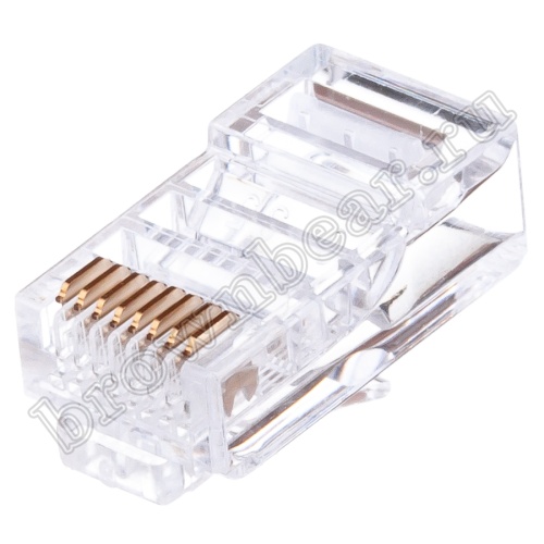 Разъём RJ-45 (8P8C), вилка под многожильную витую пару TPR-8P8C