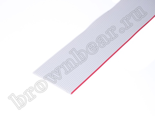 Кабель плоский, шлейф 28 проводников, шаг 1.27 мм