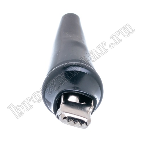 Зажим изолированный 80мм тип 'aligator', черный фото 3