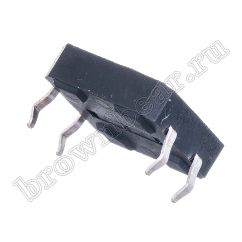 Кнопка тактовая 12x12 мм, h=4.3 мм, 4 контакта SWT-5 фото 3