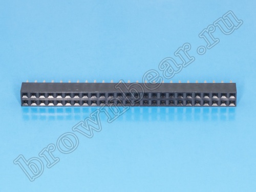 Разъем 2х25 гнездо на плату, шаг 2мм фото 4