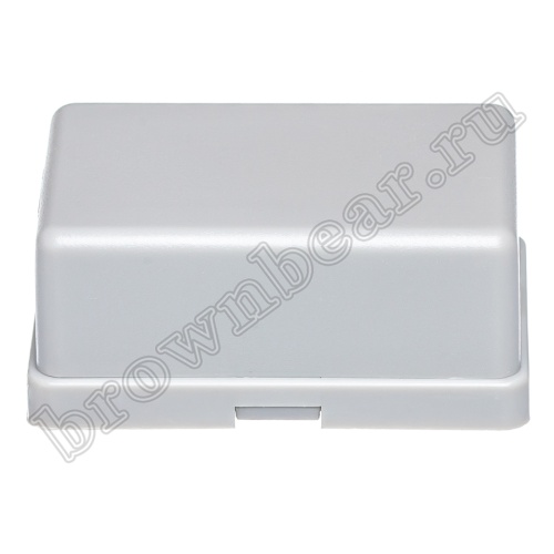 Розетка телефонная накладная одинарная RJ-11, серая  фото 5