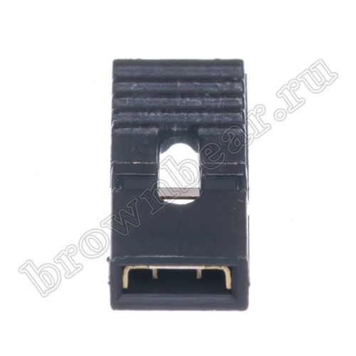 Джампер-перемычка 14.0 мм, шаг 2.54 мм, открытый, 2 контакта фото 2