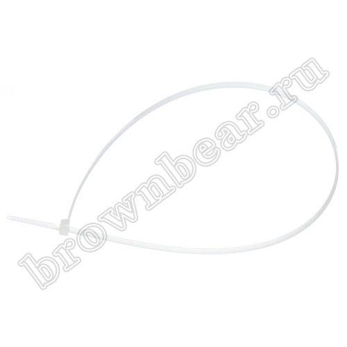 Стяжка (хомут) нейлоновая 432 х 4.8 мм, белая, упаковка 100 шт. CV-432 фото 2